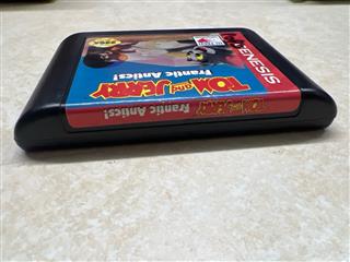 TOM & JERRY FRANTIC ANTICS SEGA GENESIS W MANUAL - CLEANED & POLISHED